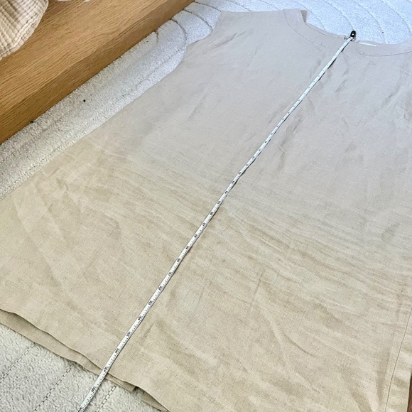 J Jill Love Linen Drop Shoulder Boat Neck Shift Dress Lagenlook Size XL Missy - Picture 11 of 11